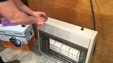 how to manually light gas heater